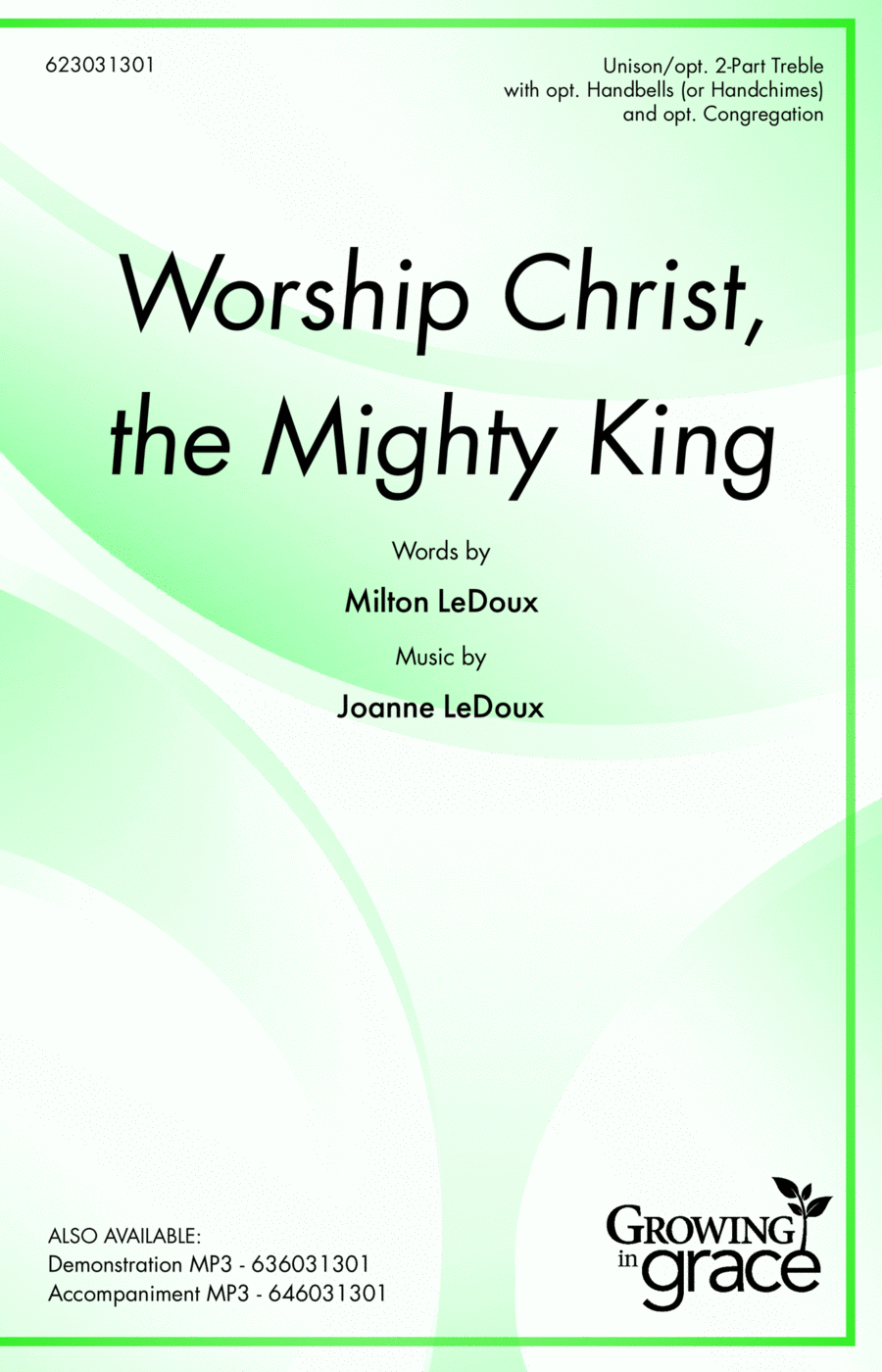 Worship Christ, the Mighty King (Digital) Unison Choir scores gallery preview page 1