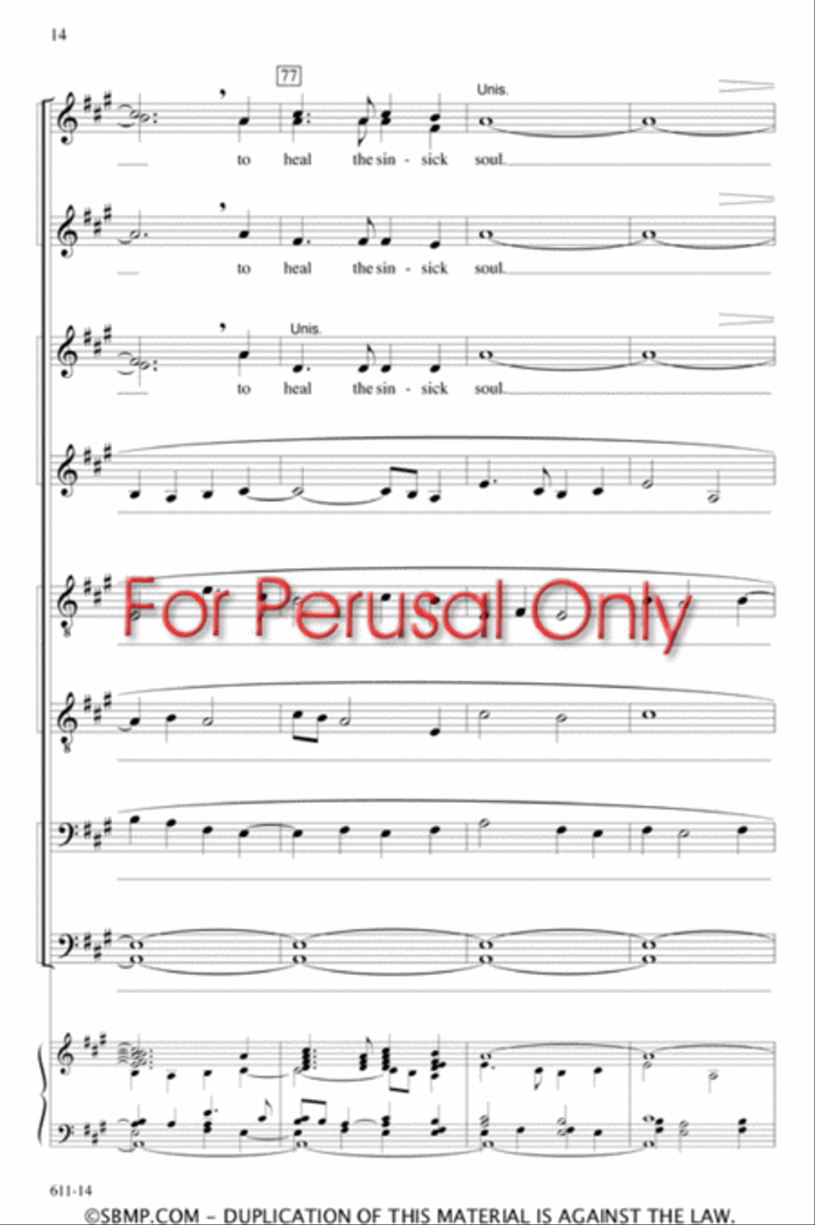 There Is a Balm in Gilead - SATB divisi Octavo Divisi scores gallery preview page 13
