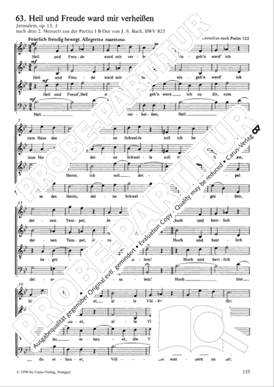 Geistliches Chorbuch der Romantik Choir scores gallery preview page 136
