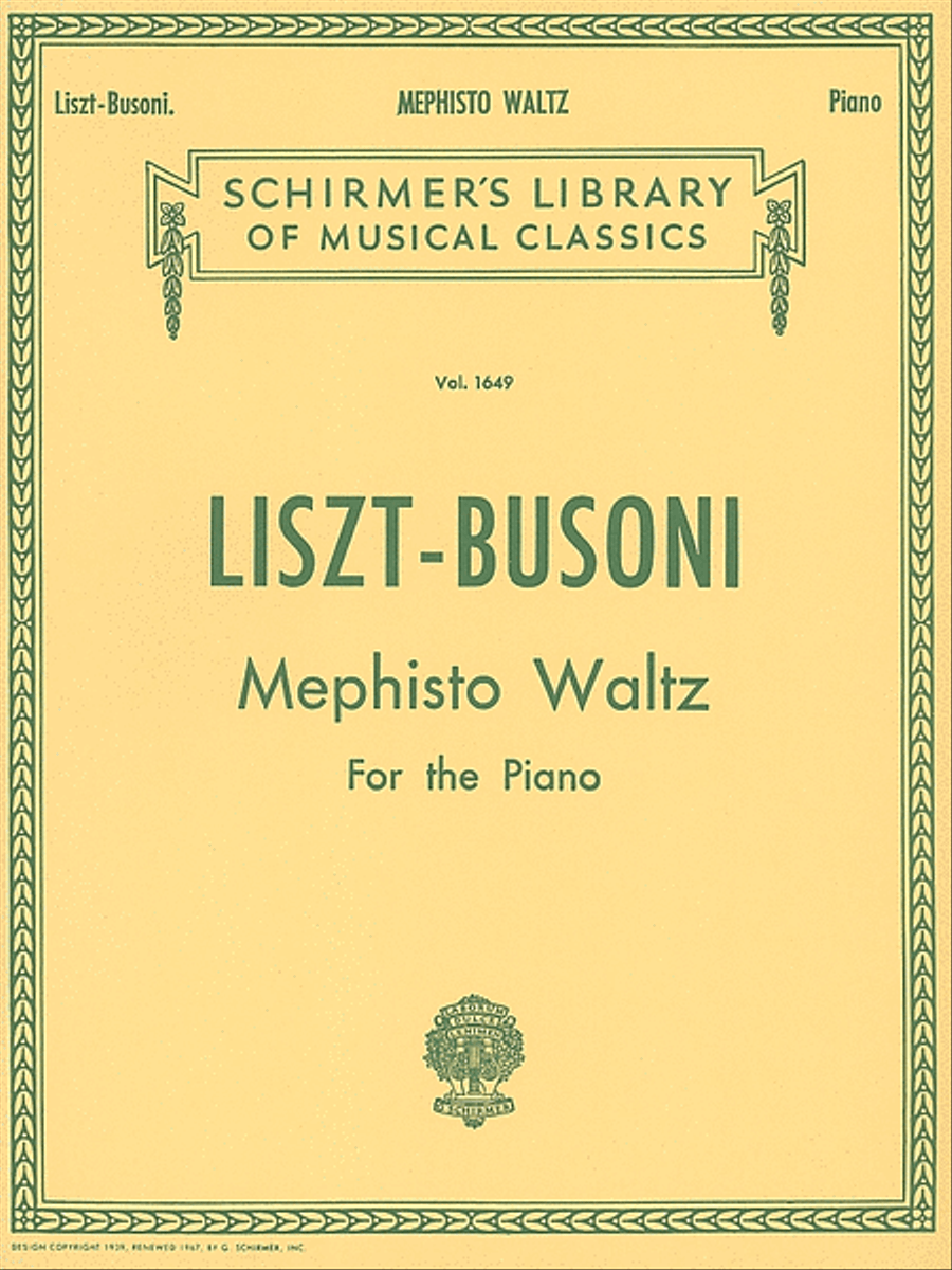 Mephisto Waltz Piano Solo scores gallery preview page 1