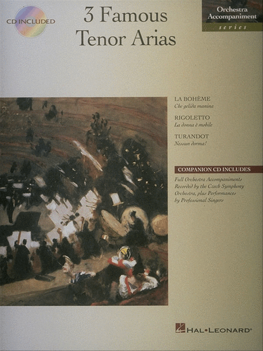3 Famous Tenor Arias 3 Famous Tenor Arias Voice Solo scores gallery preview page 1