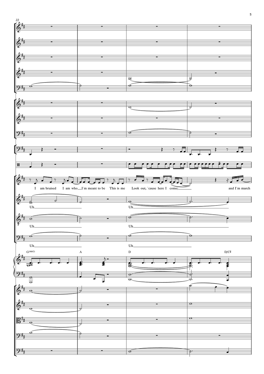 This Is Me This Is Me Full Orchestra scores gallery preview page 5