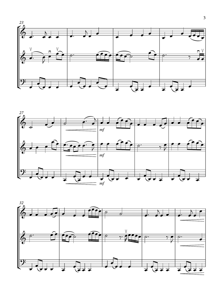 (everything I Do) I Do It For You String Trio scores gallery preview page 3