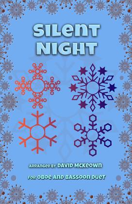 Book cover for Silent Night, Gospel Style, for Oboe and Bassoon Duet