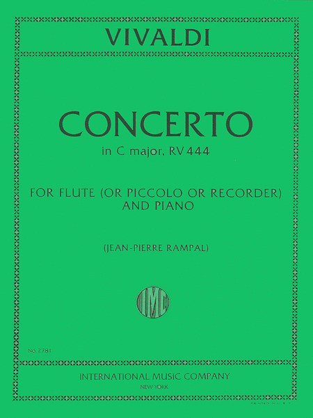 Concerto in C major, RV 444, Piccolo (Recorder) (RAMPAL)