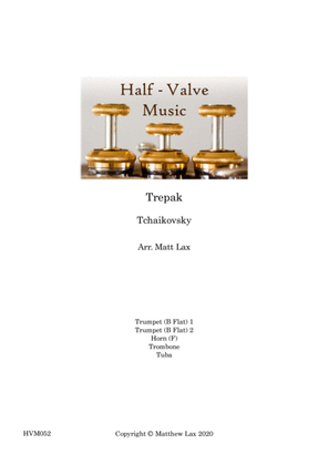 Book cover for Trepak from the Nutcracker (Brass Quintet)