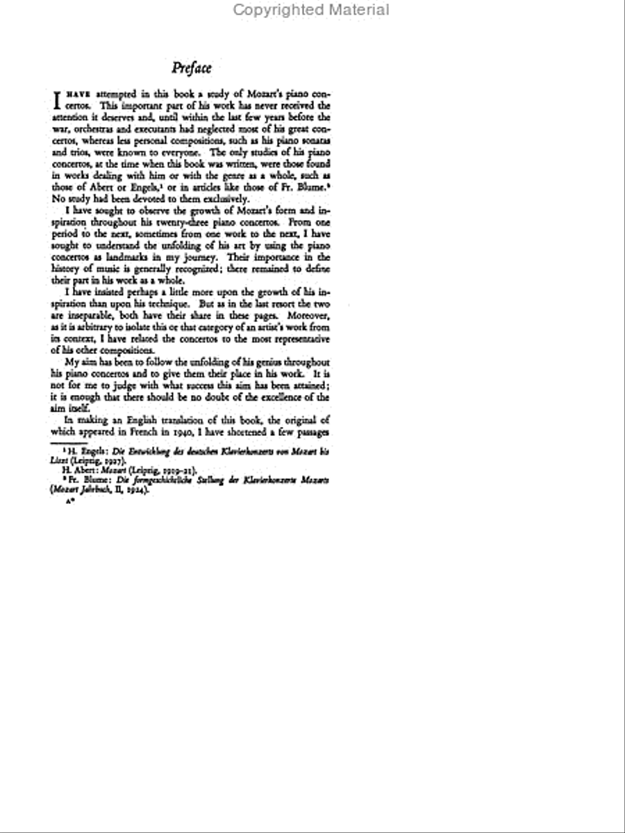 Mozart and His Piano Concertos Piano Solo scores gallery preview page 4