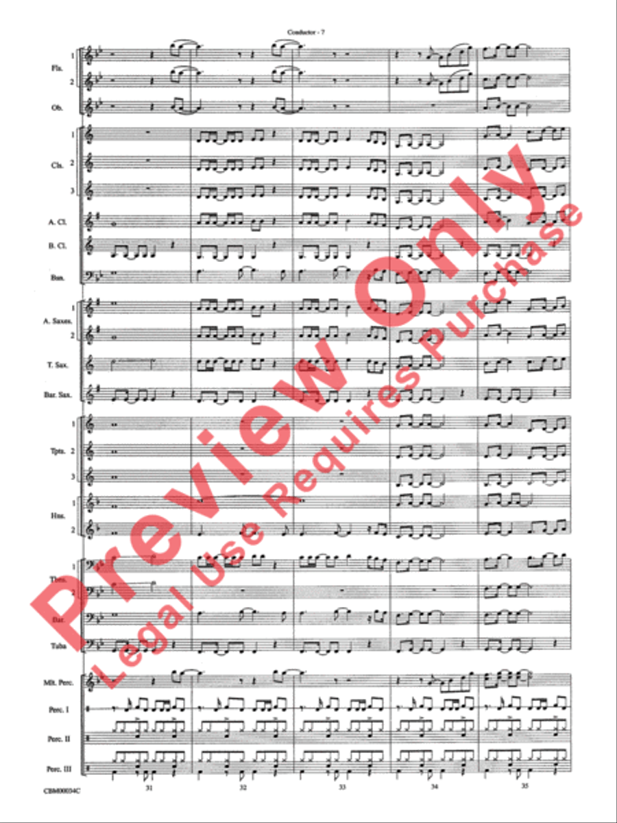 Dancing Queen Concert Band scores gallery preview page 10