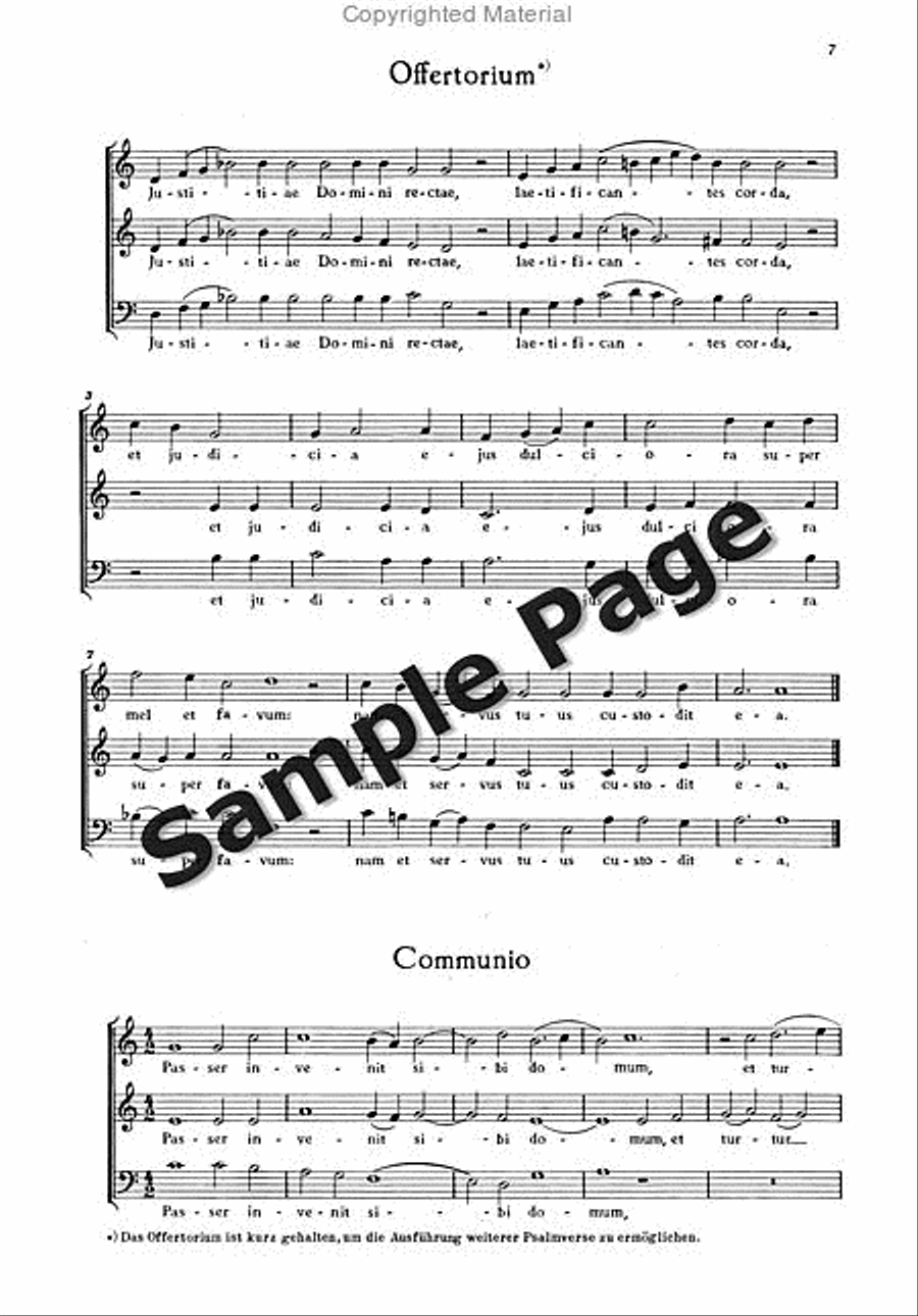 Proprium Missae 4-Part scores gallery preview page 7