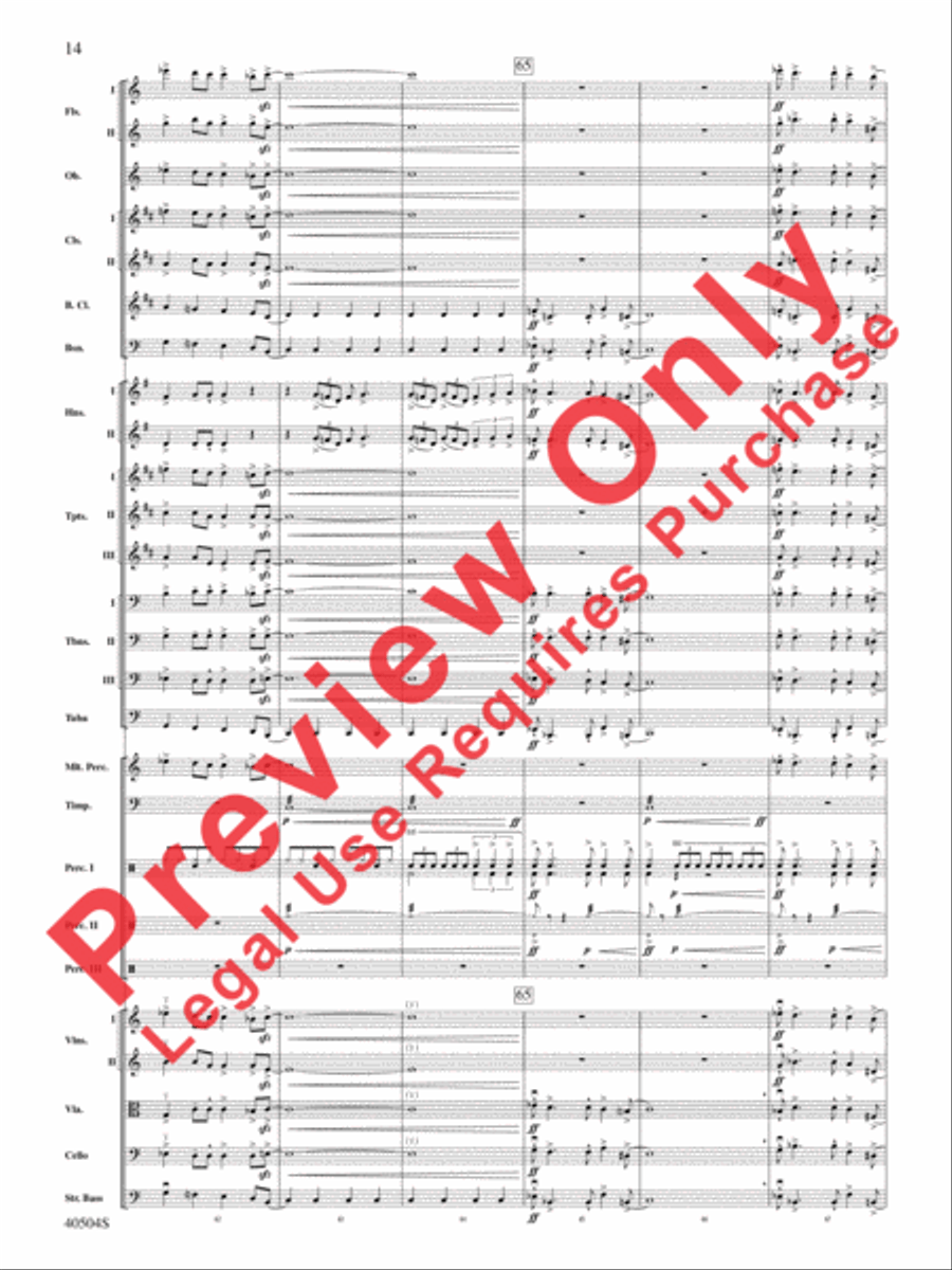 The Eagles on Tour The Eagles on Tour Full Orchestra scores gallery preview page 15