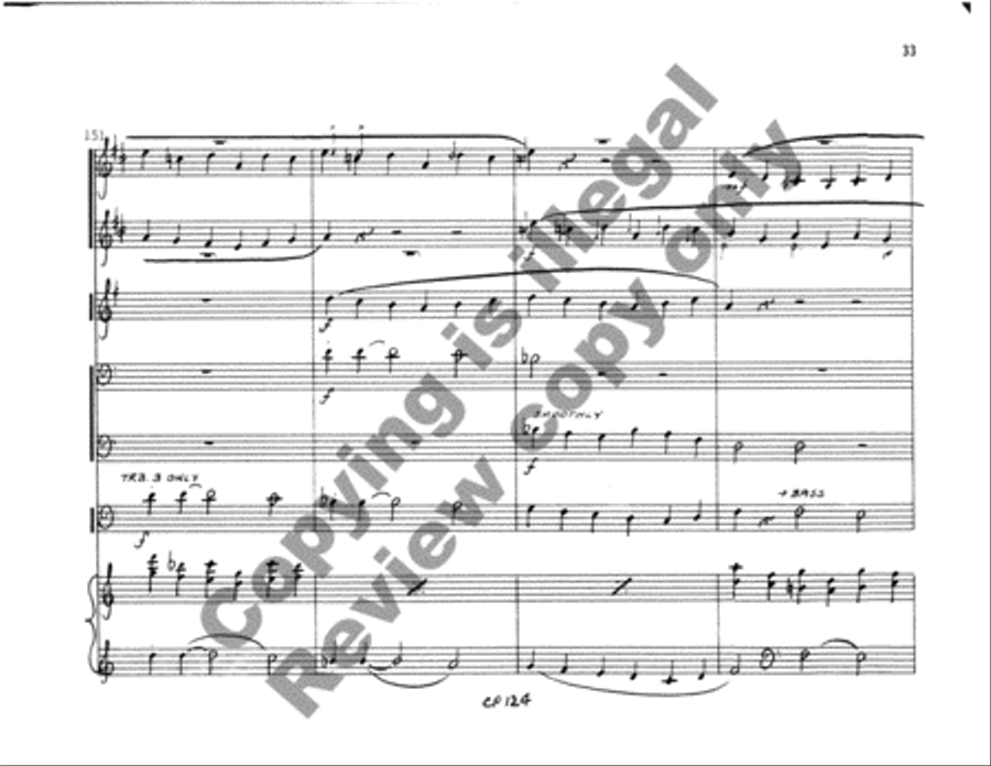 Liturgical Sonata Trombone scores gallery preview page 70