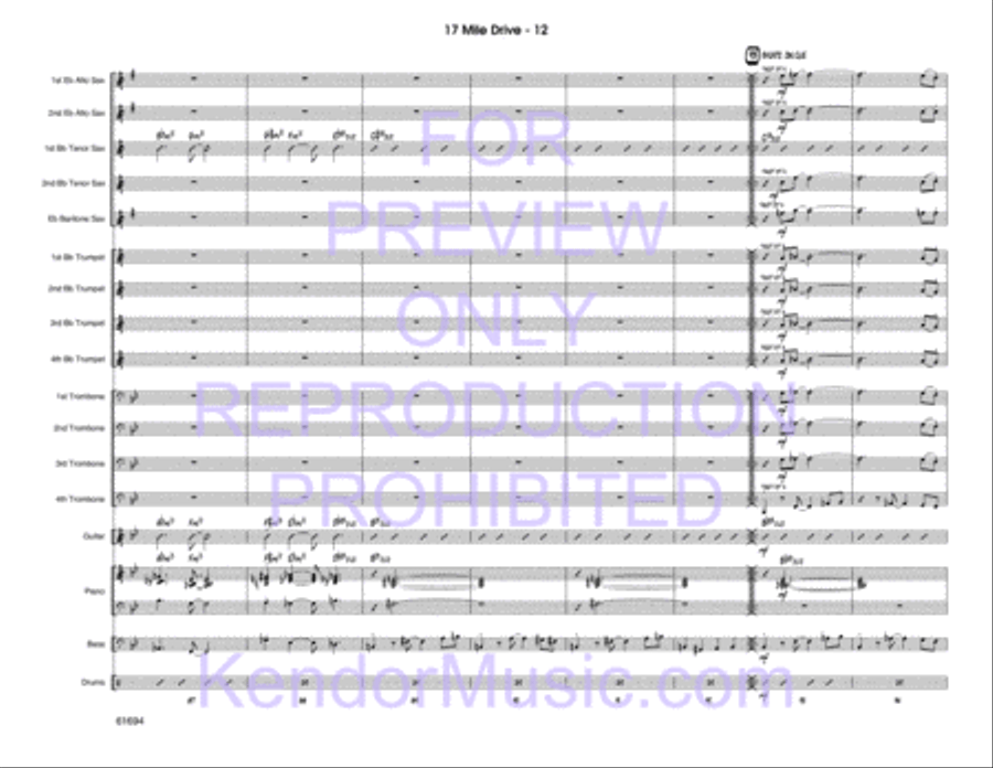 17 Mile Drive Jazz Ensemble scores gallery preview page 13