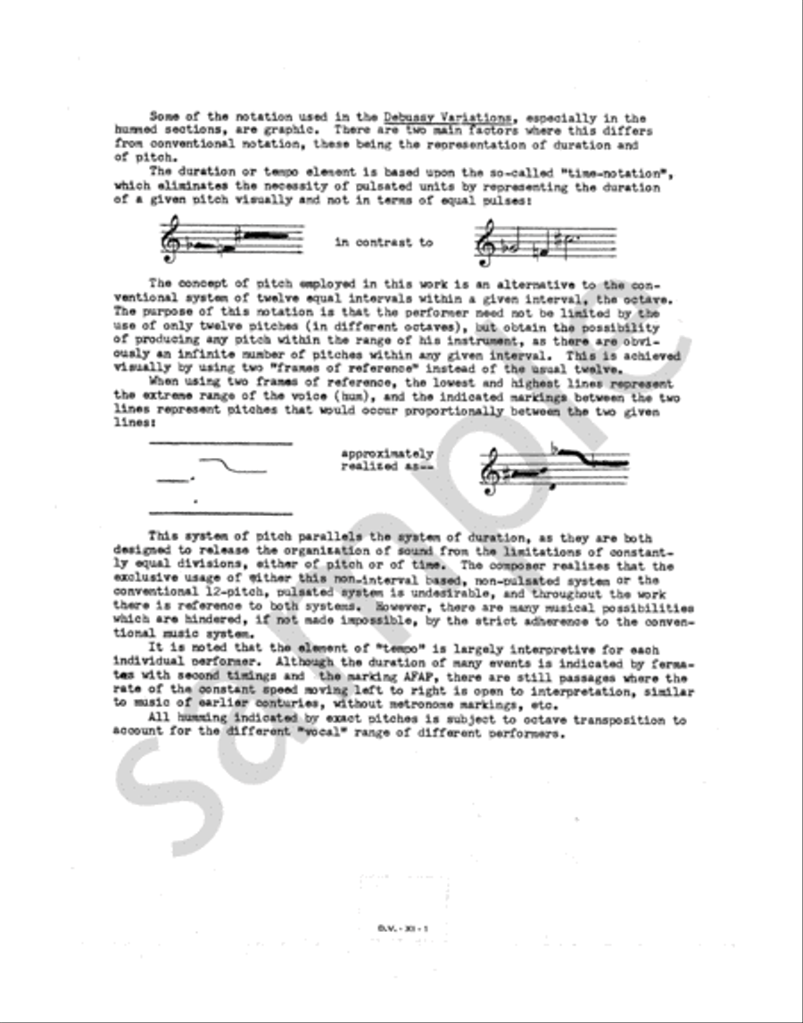 Debussy Variations No. 11 Horn scores gallery preview page 3
