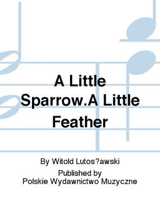 A Little Sparrow. Little Feather
