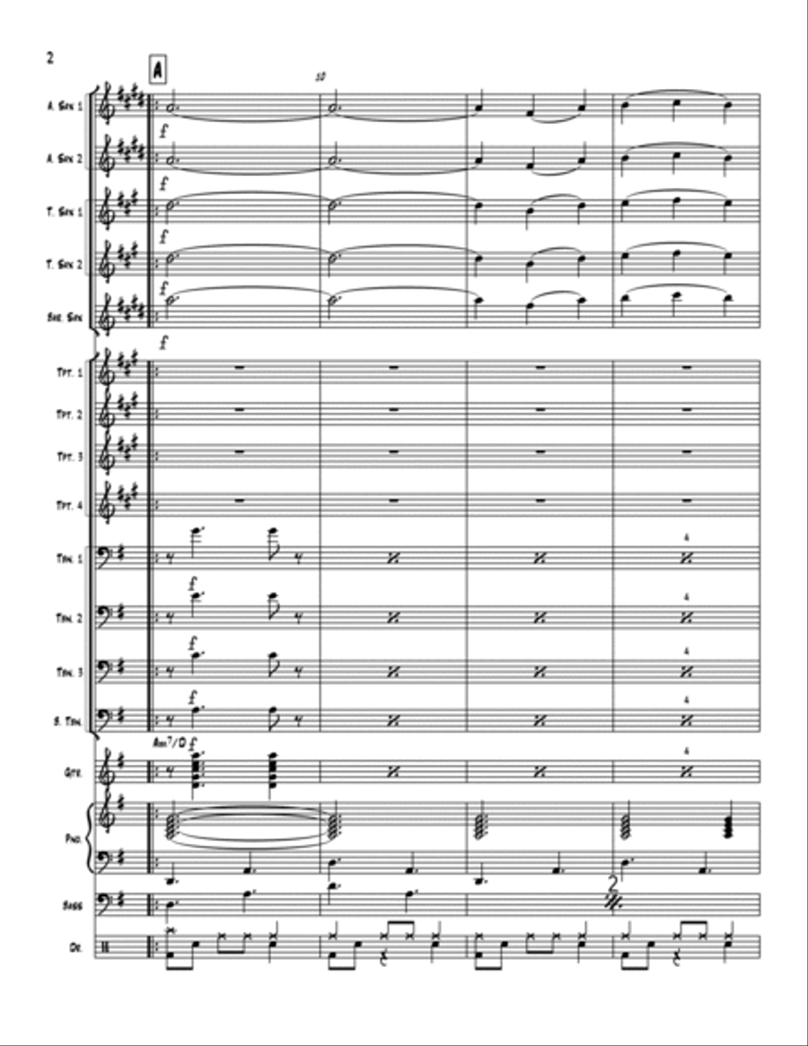 Snow Queen Jazz Ensemble scores gallery preview page 2