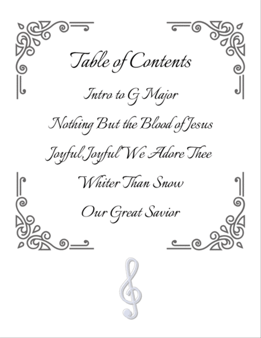 Easily Play Hymns - Level 1 G Major Hymns - Quickly Play and Learn Easy Piano scores gallery preview page 3