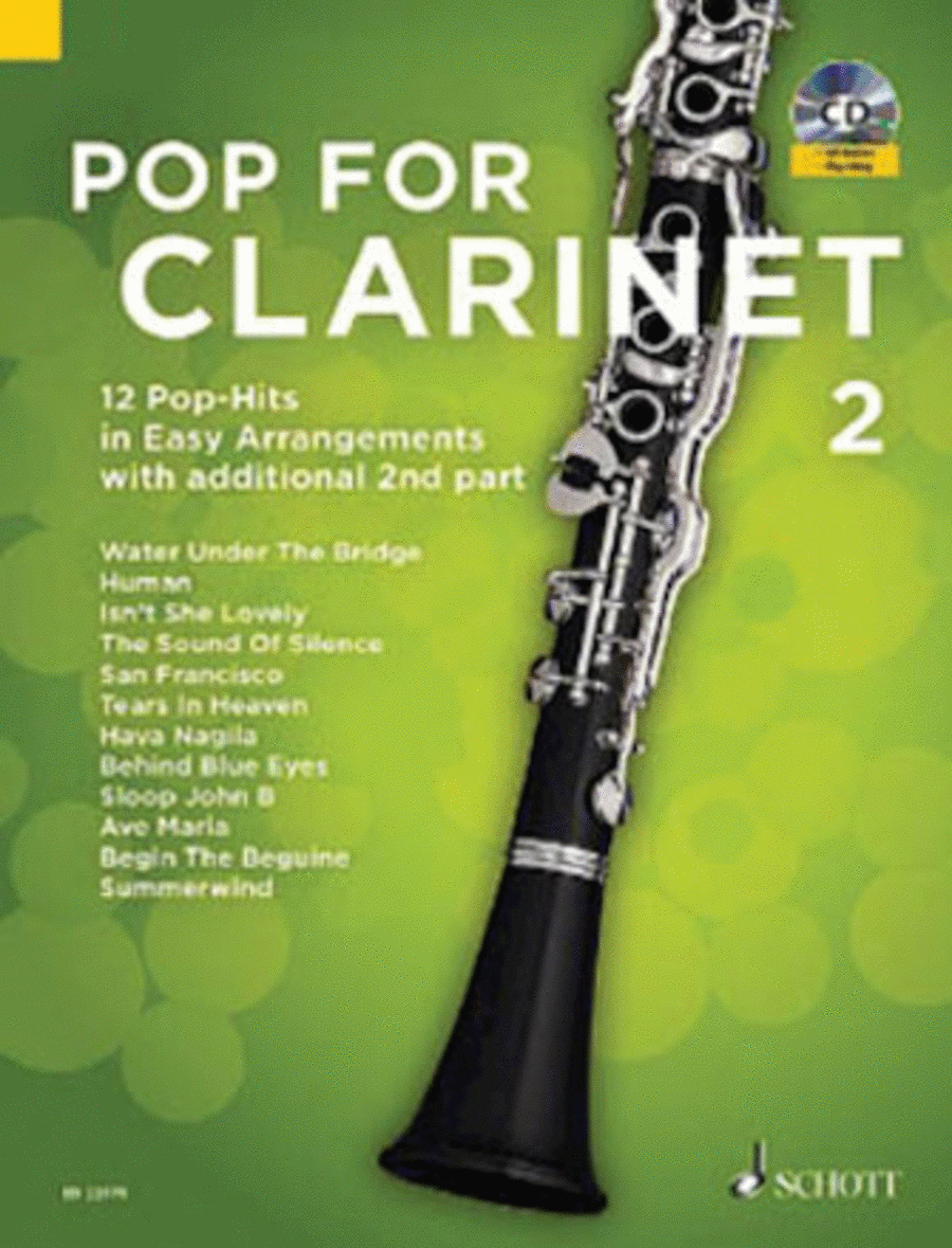 Pop for Clarinet, Book 2 Clarinet scores gallery preview page 1