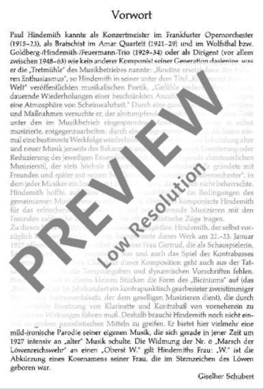 Musikalisches Blumengärtlein und Leyptziger Allerley Clarinet scores gallery preview page 4