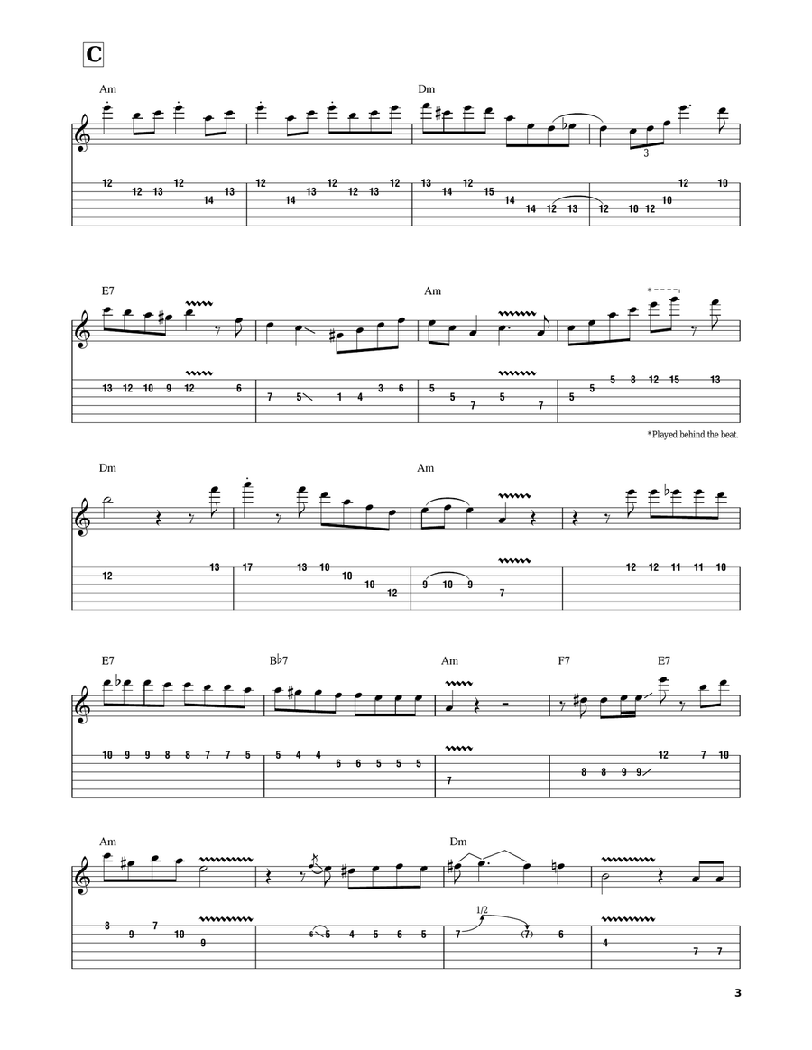 Minor Swing Electric Guitar scores gallery preview page 3