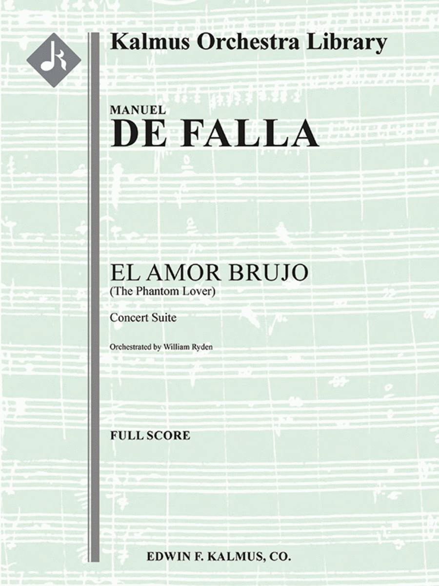 El Amor Brujo - Concert Suite (The Phantom Lover) Full Orchestra scores gallery preview page 1