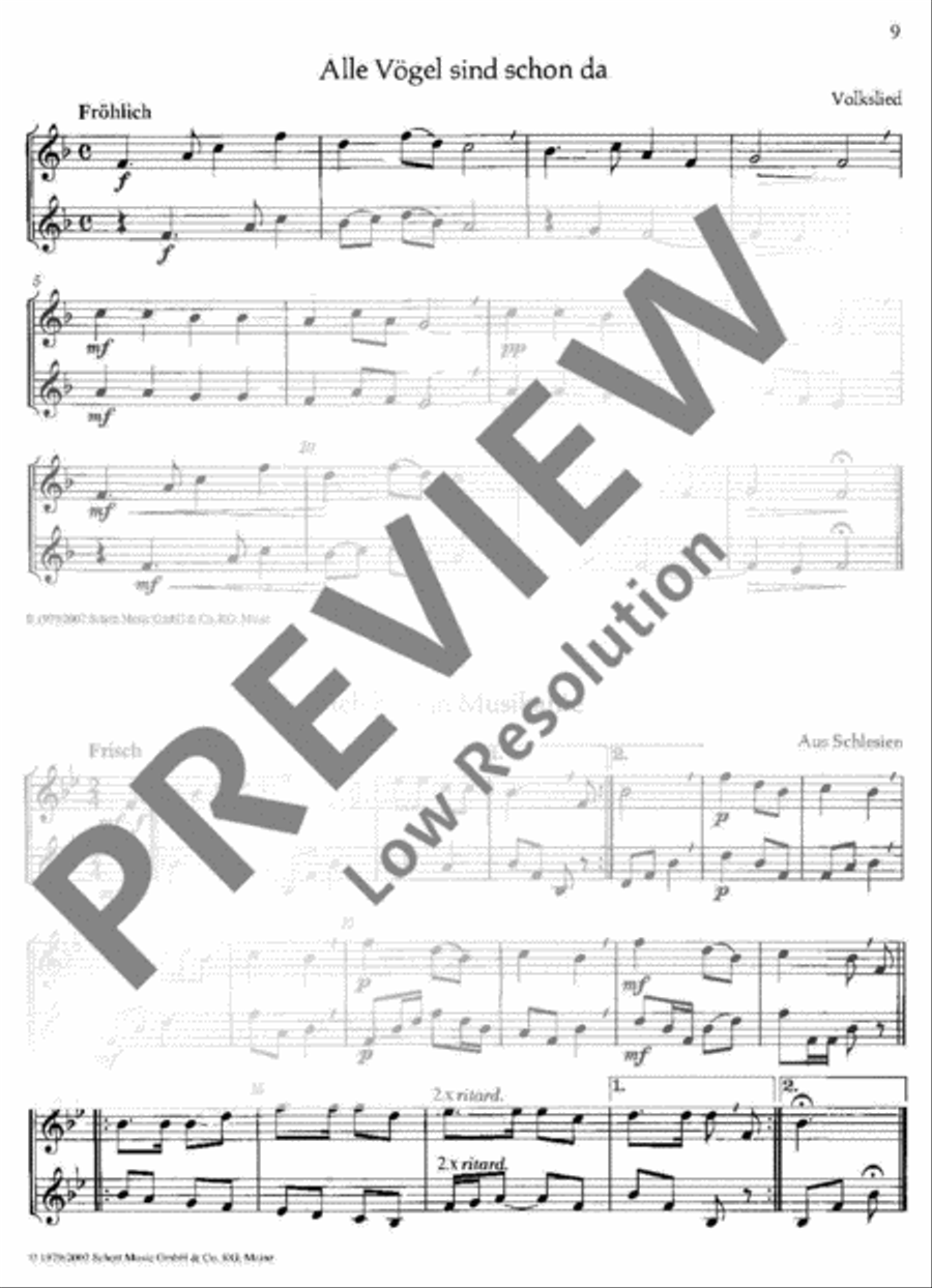 International Folksongs Bass Clarinet scores gallery preview page 10
