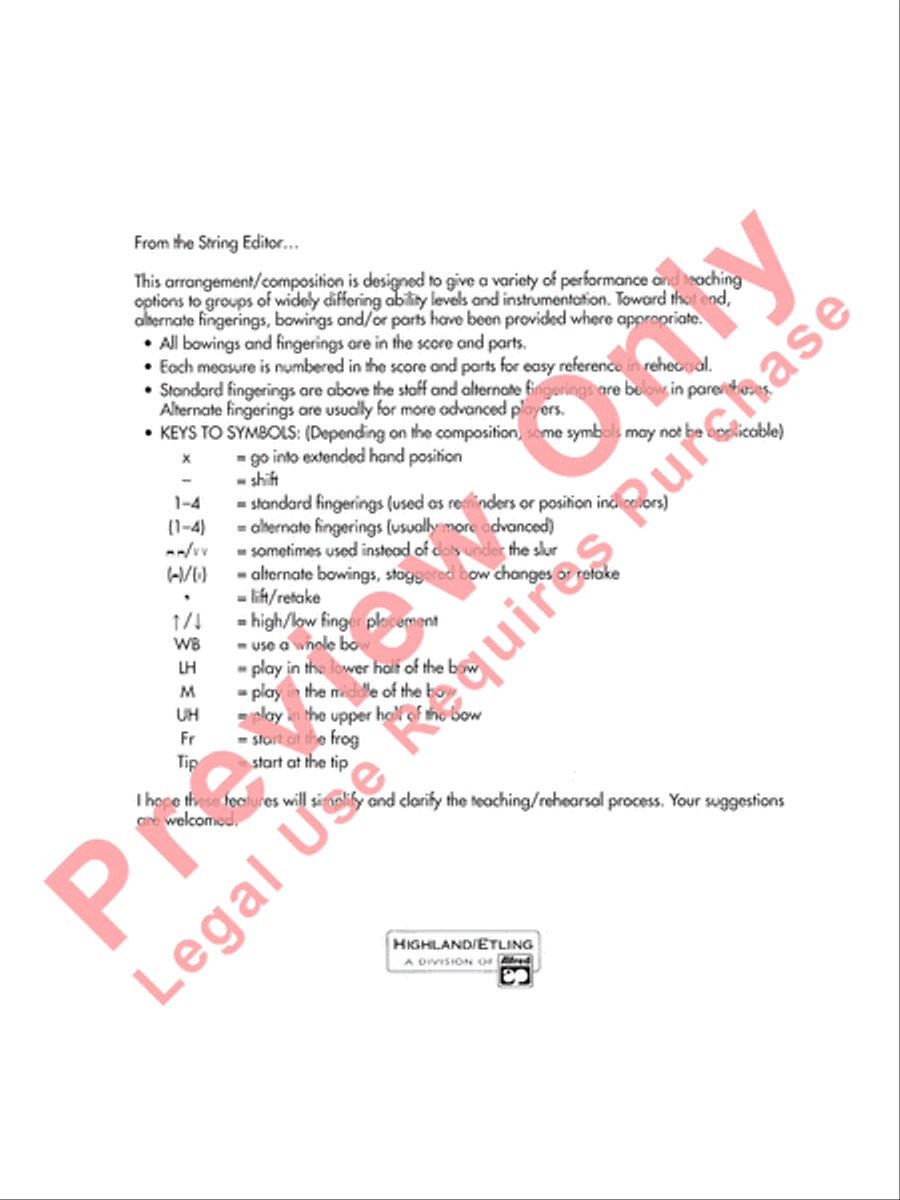 English Fugue String Orchestra scores gallery preview page 3