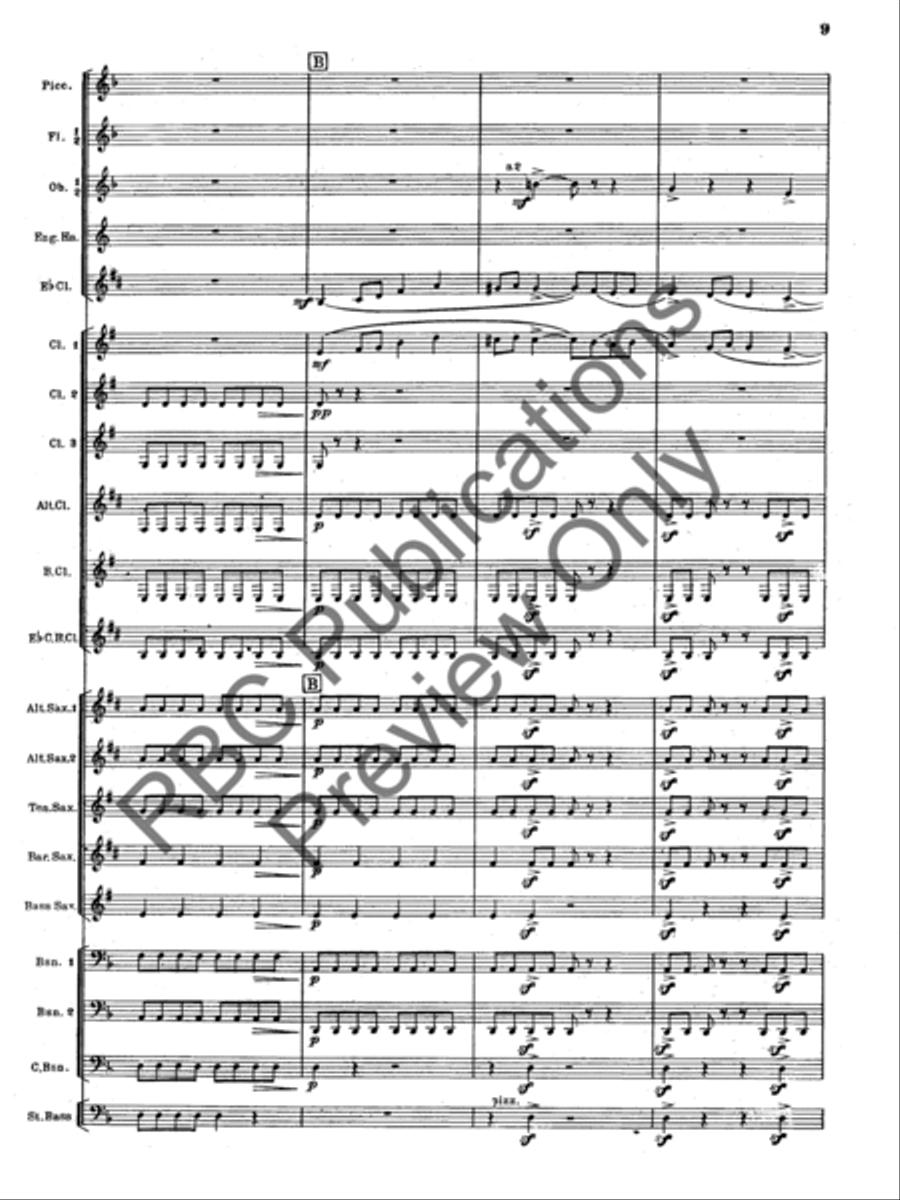 Overture For Woodwinds Overture For Woodwinds Score scores gallery preview page 12