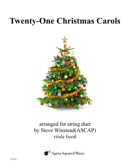 Twenty-One Christmas Carols for Viola Duet image number null
