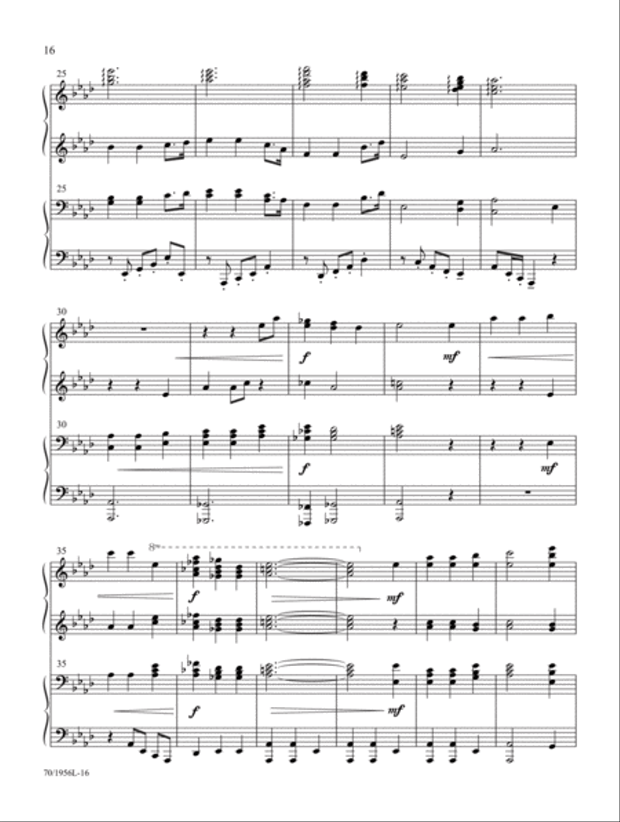 Praises and Prayers Praises and Prayers Piano Duet scores gallery preview page 12