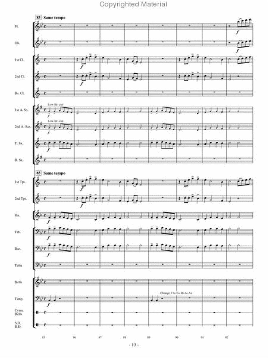 A Christmas Collage Concert Band scores gallery preview page 12