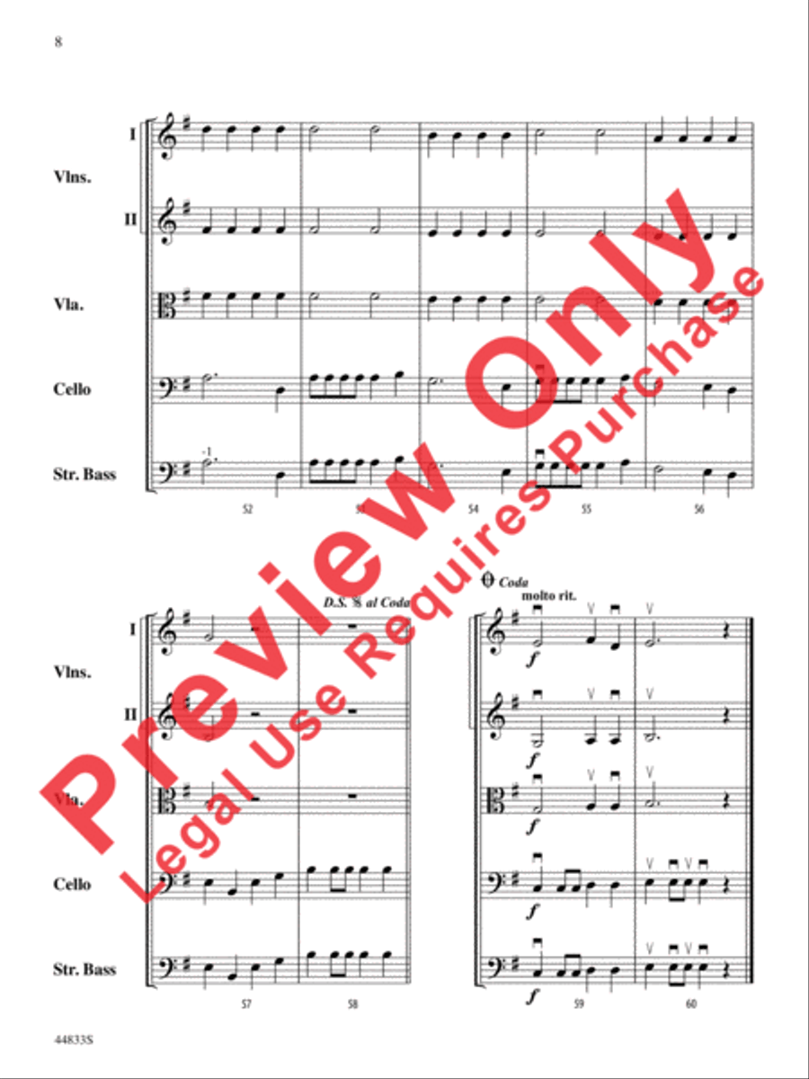 Our Heroes String Orchestra scores gallery preview page 17