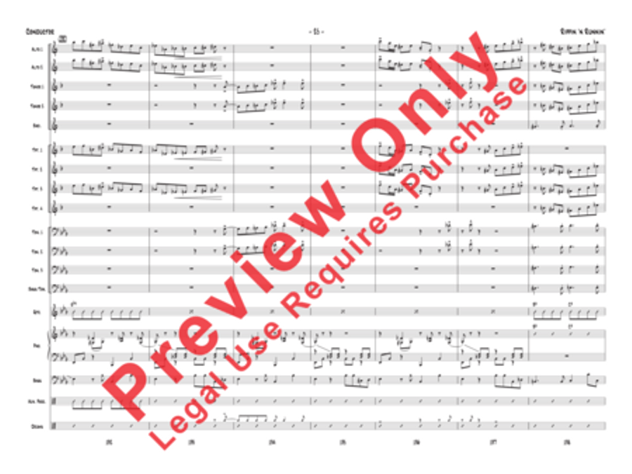 Rippin' 'n Runnin' Jazz Ensemble scores gallery preview page 26