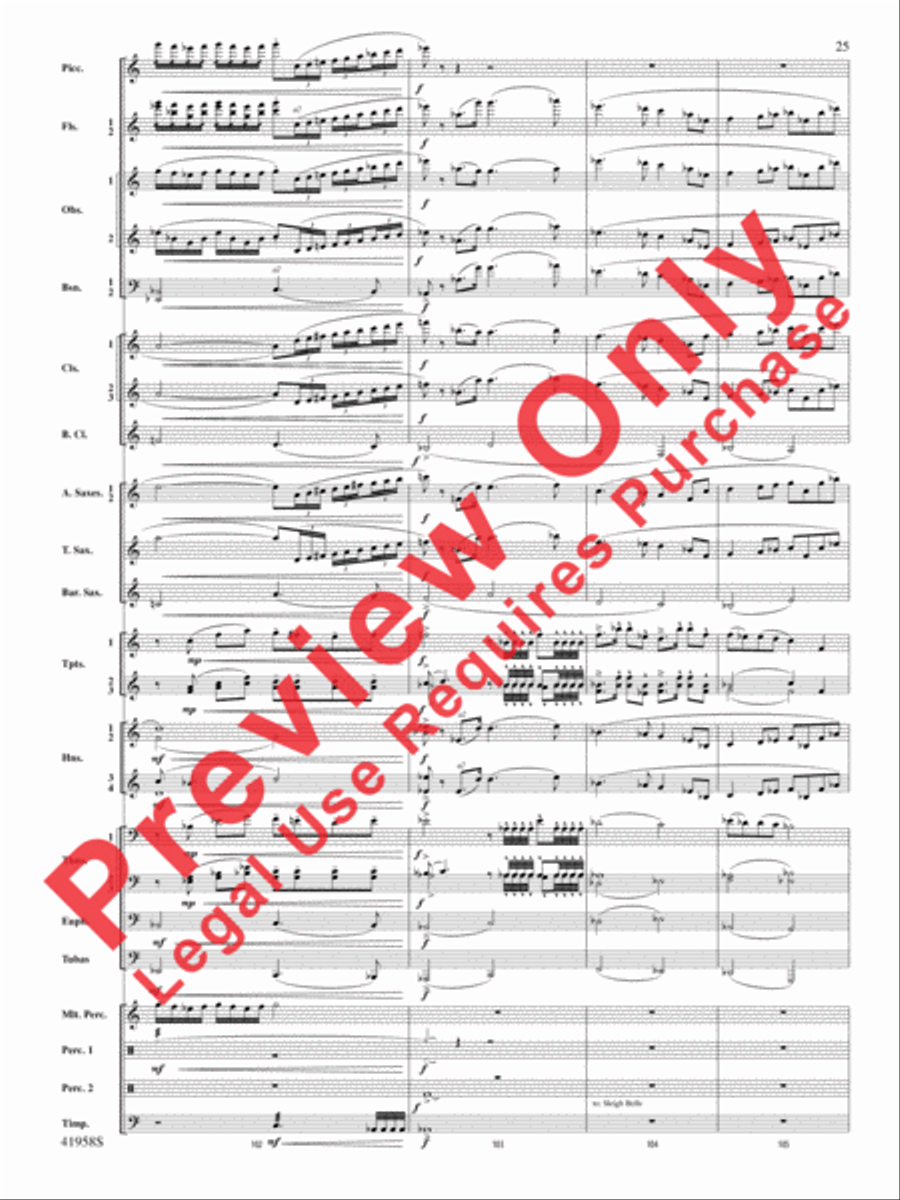 God's Country Concert Band scores gallery preview page 45