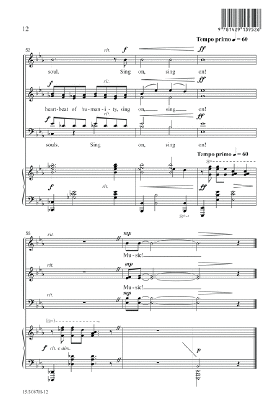 Music, Sing On! 4-Part scores gallery preview page 13