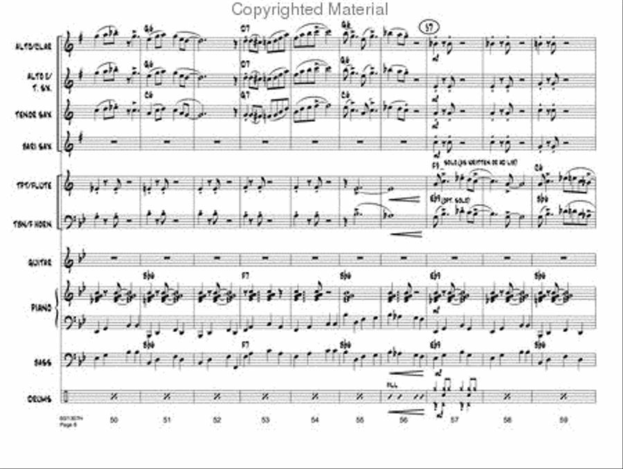 Bugle Call Rag Jazz Ensemble scores gallery preview page 7