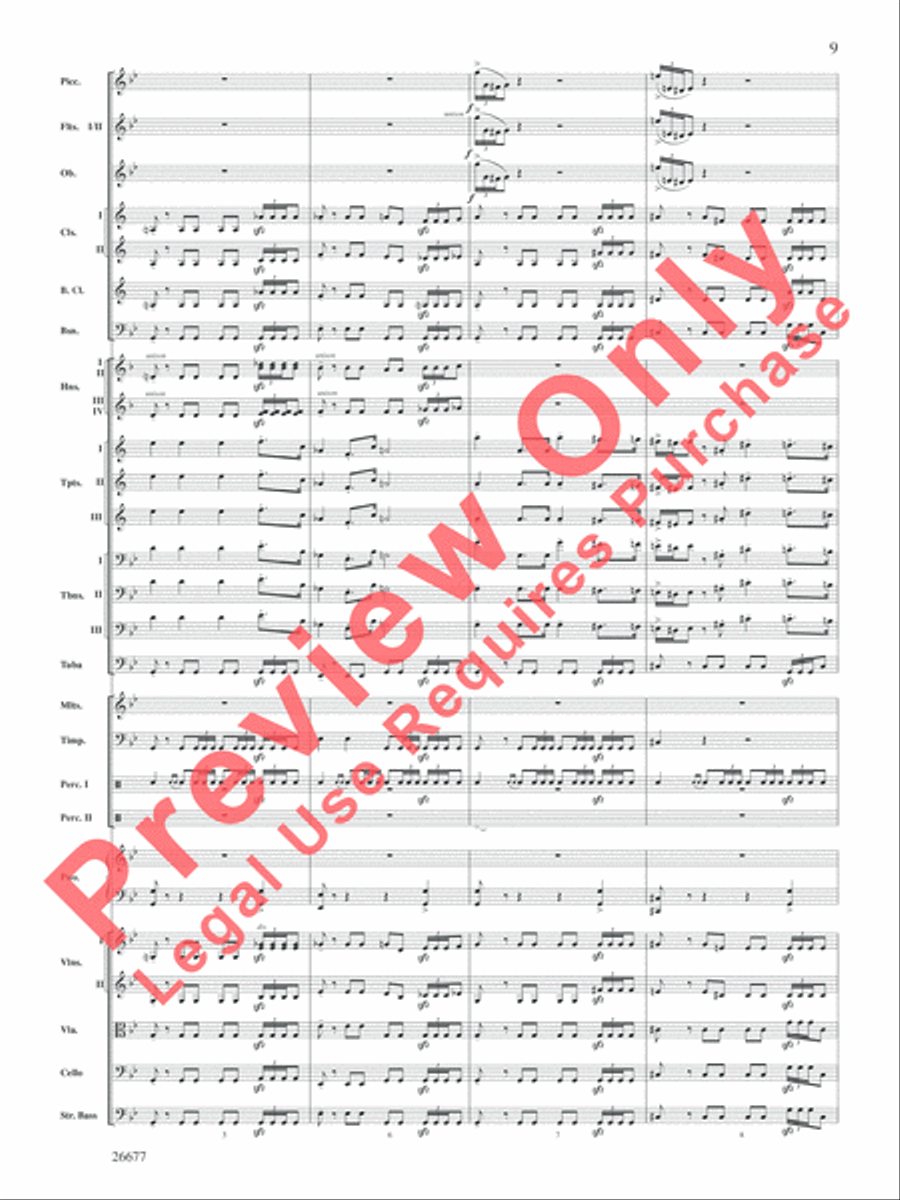 Star Wars Epic -- Part II, Suite from the Full Orchestra scores gallery preview page 42