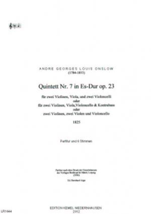 Book cover for Quintett Nr. 7 in Es-Dur