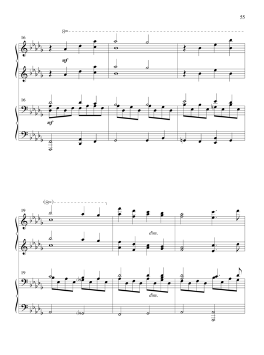 The Glories of My God and King Piano Duet scores gallery preview page 31