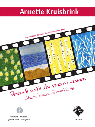 Book cover for Grande suite des quatre saisons (CD inclus), Édition du 1000e