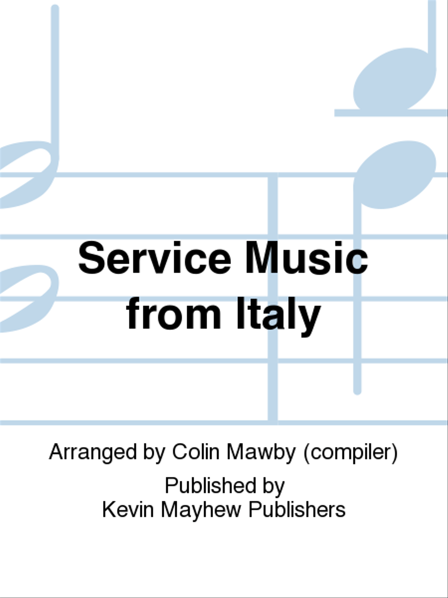 Service Music from Italy Service Music scores gallery preview page 1