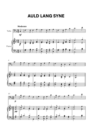 Auld Lang Syne (for Tuba and Piano)