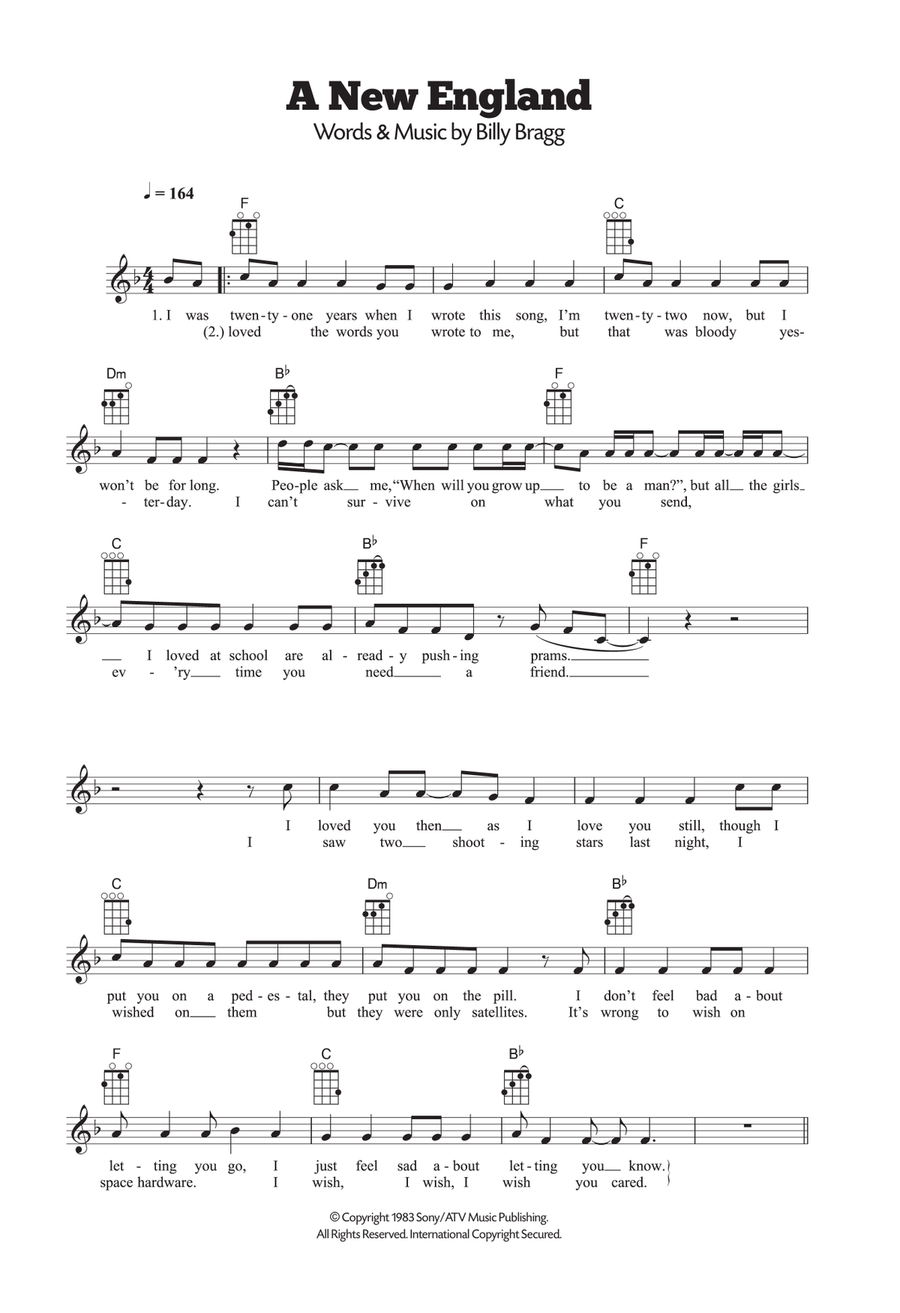 A New England Ukulele scores gallery preview page 1