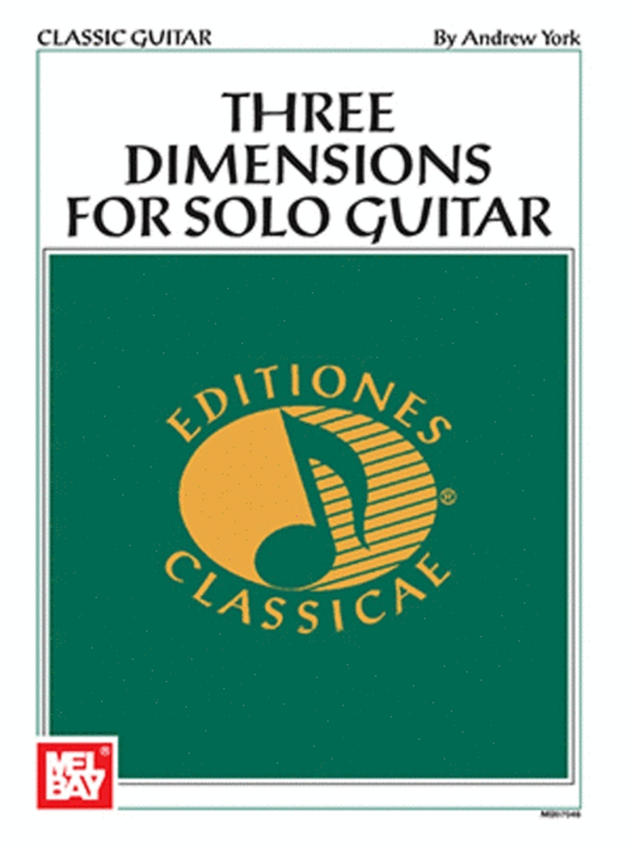 Andrew York Three Dimension For Solo Guitar