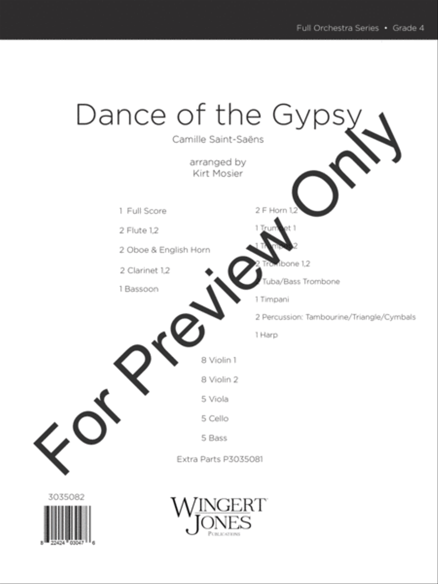 Dance of the Gypsy Dance of the Gypsy String Orchestra scores gallery preview page 2