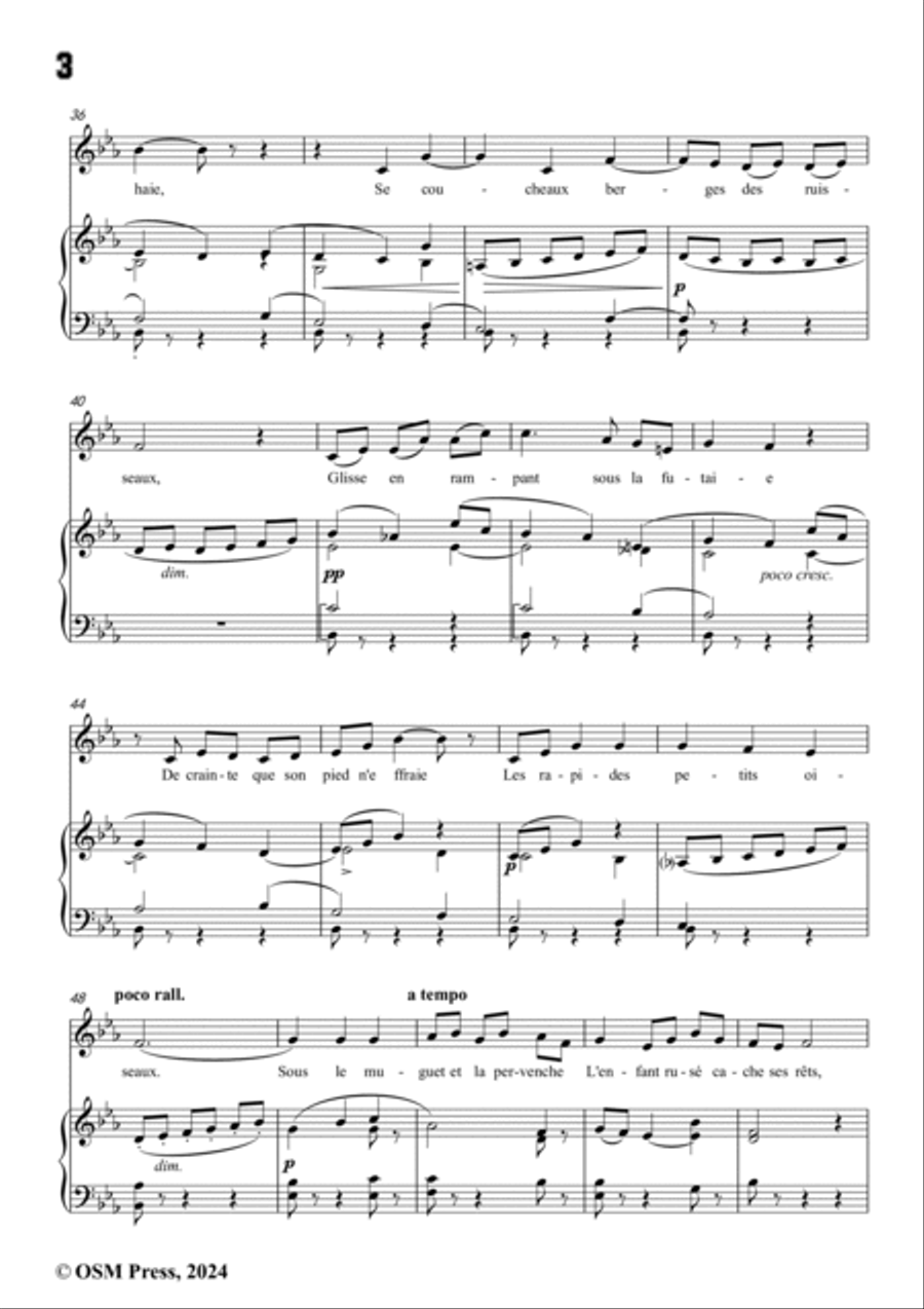 Paladilhe-L'oiseleur amour,from 'Deux chansons de Guy de Maupassant',in E flat Major Voice scores gallery preview page 4
