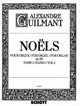 Book cover for Noels Op. 60 - Vol. 1