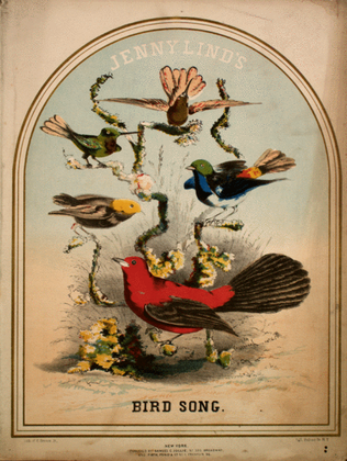 Book cover for Jenny Lind's Bird Song. Swedish Song