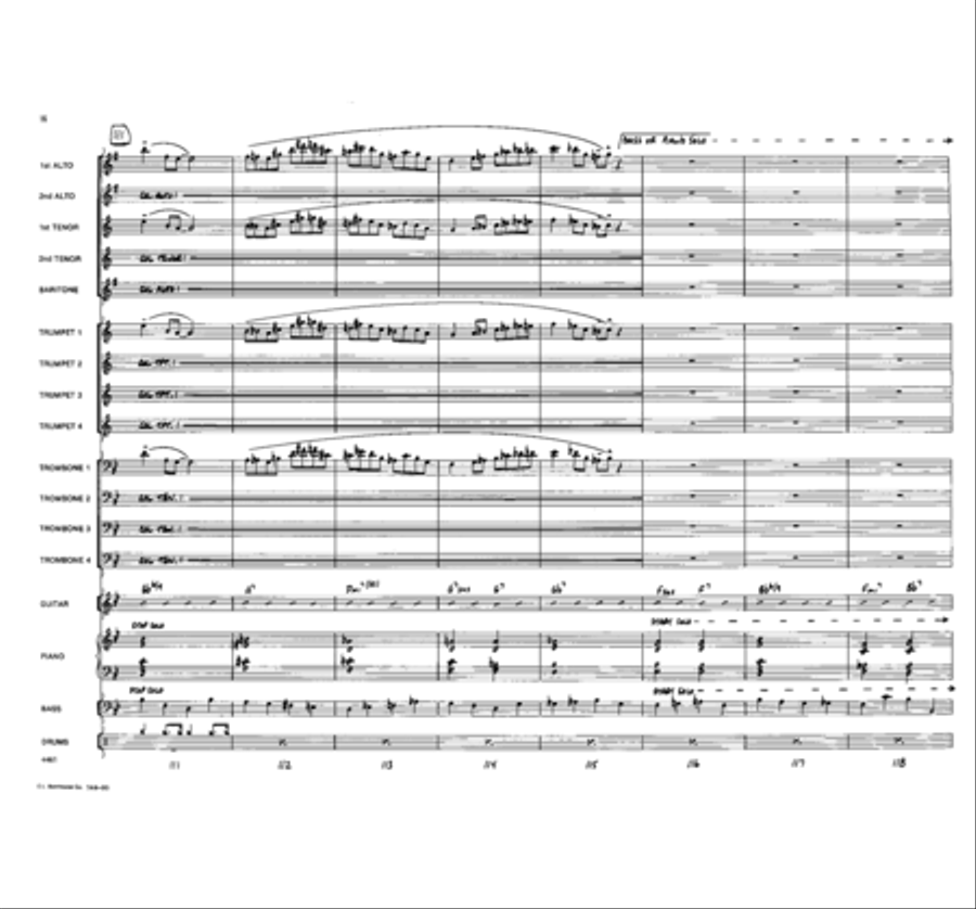 Exit 135 North Exit 135 North Jazz Ensemble scores gallery preview page 15