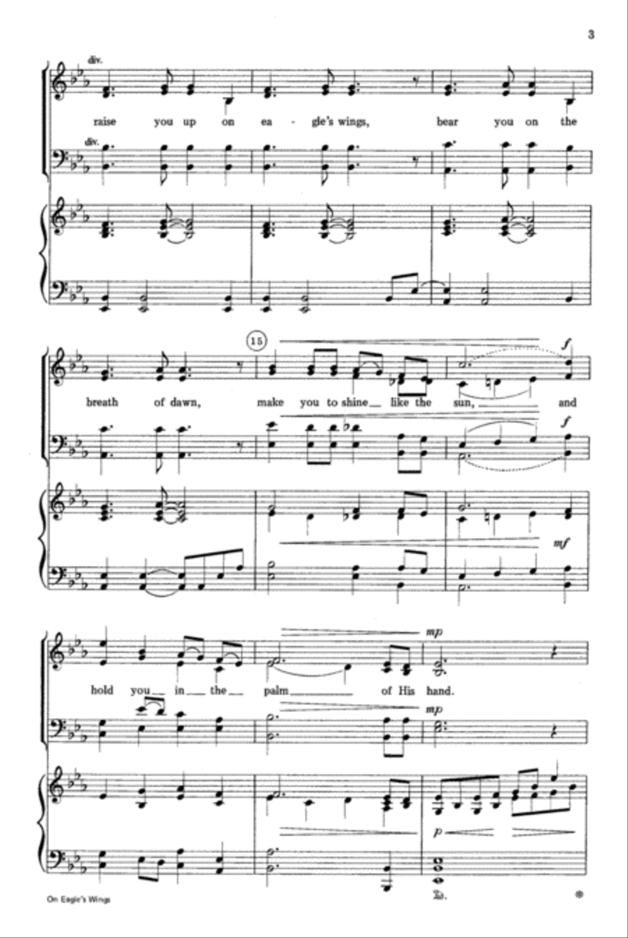 On Eagle's Wings On Eagle's Wings 4-Part scores gallery preview page 4