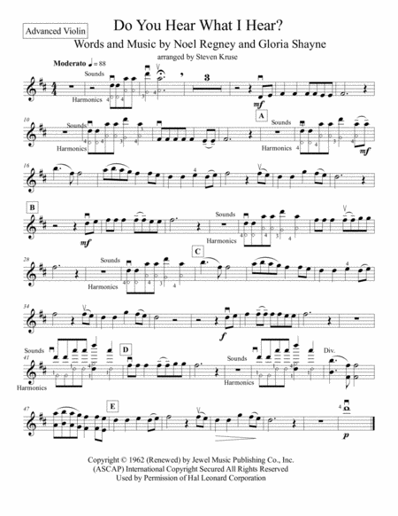 Do You Hear What I Hear by Carrie Underwood String Orchestra - Digital Sheet Music